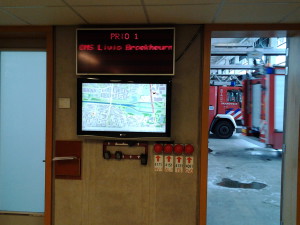 Deployment from Station Enschede with RESC.Info.monitor in changing area